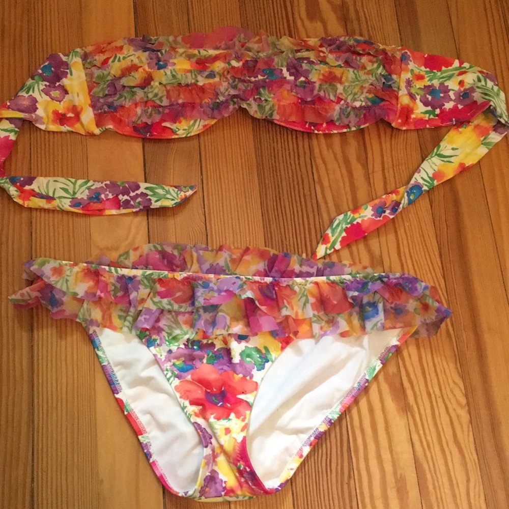Flower bathing suit